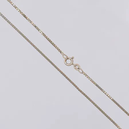 Kedja, Venezia, 50cm, bredd 1,4mm, vitguld, Balestra, 18K Vikt: 7,2 g
