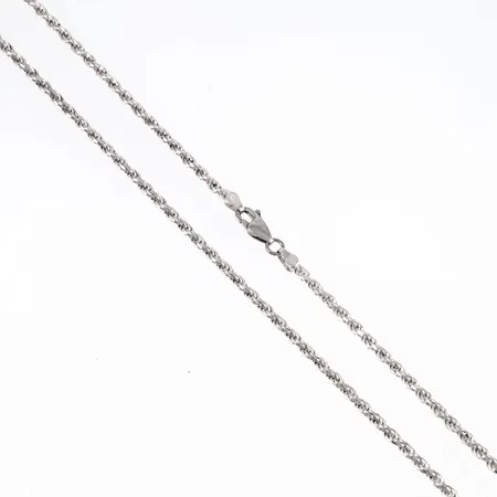Kedja Cordel 60cm bredd 2,8mm, några länkar saknas, silver 925/1000 16,0g.