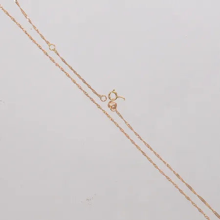 Kedja Cordell längd 45cm, defekt trasig, 18K Vikt: 1,3 g