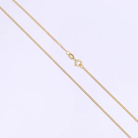 Halskedja Balestra pansarlänk längd 43cm bredd 1mm 18K Vikt: 3,3 g