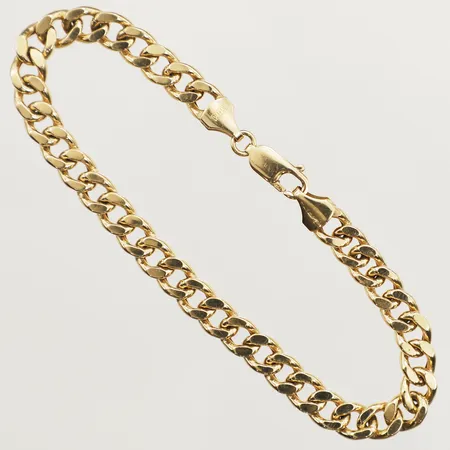 Armband Pansar längd 21cm bredd 6,6mm GHA 18K Vikt: 10,9 g