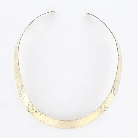 Stelt halsband, bredd 6-13mm, Ø11-12,5cm, 925/1000 silver Vikt: 35,4 g