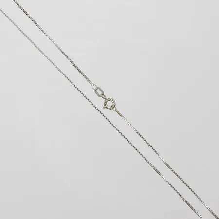 Kedja Venezia längd: 52cm, bredd: 0,8mm, GHA, vitguld, 18K Vikt: 2,7 g