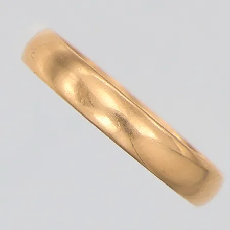 Ring slät stl:18½, gravyr, 18K Vikt: 2,8 g