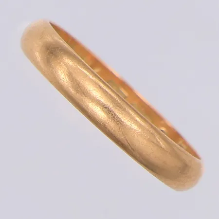 Ring slät stl:17¼, gravyr, 18K Vikt: 3 g