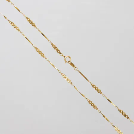 Kedja/collier längd: 45,3cm, bredd: 1-2,5mm, UnoAErre, 18K Vikt: 3,1 g