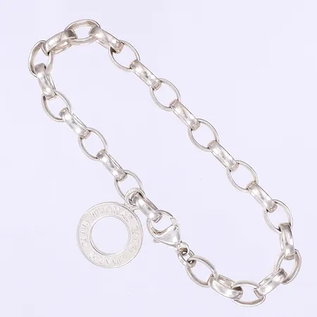 Armband Thomas Sabo ankarlänk med berlock längd 18cm bredd 6mm silver 925/1000 Vikt: 14,6 g