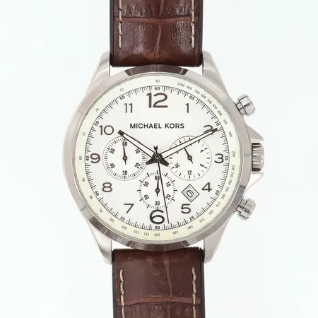 Herrur Michael kors stål quartz ref-nr: MK-8114 serie-nr: 111002 läder/gummi band inga tillbehör.