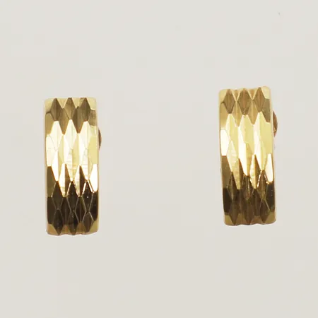 Ett par örhängen 11x4,3mm 18K Vikt: 0,7 g