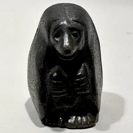 Figurin Troll gjutjärn höjd ca 7cm signerad KG Skickas med postpaket.