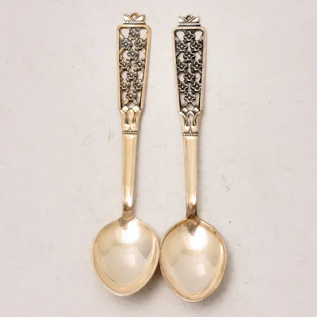 2st skedar Prinsess 10,5cm, Ceson, silver 830/1000, 17,65g.