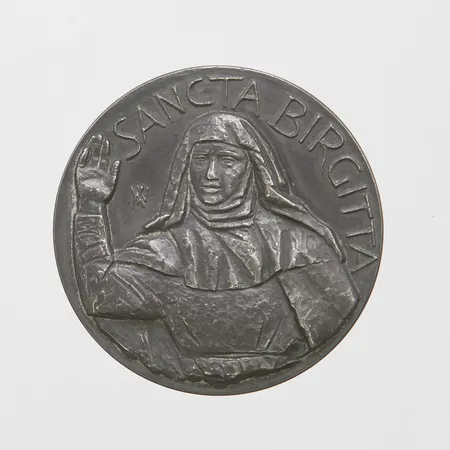 Mynt Sancta Birgitta Ø 31,5mm, 925/1000 silver Vikt: 20,3 g