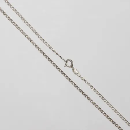 Kedja Pansar längd: 41,8cm, bredd: 2mm, GHA, silver 925/1000 Vikt: 5 g