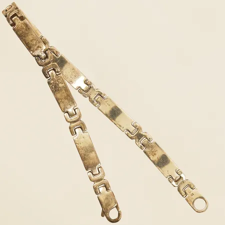 Armband 19cm bredd 6mm GHA 925/1000 silver  Vikt: 22,6 g