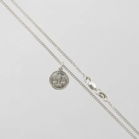 Kedja pansar längd ca 38,5cm, bredd 1,5-17,5mm, 925/1000 silver Vikt: 3,5 g