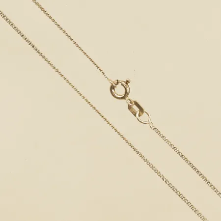 Kedja Pansar längd 37,5cm bredd 1,1mm silver 835/1000 Vikt: 1,6 g