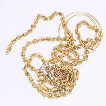 Diverse defekt guld 18K Vikt: 9,5 g