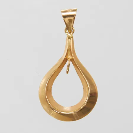 Hänge 32,5x16,7mm, saknar del, 18K Vikt: 1,2 g