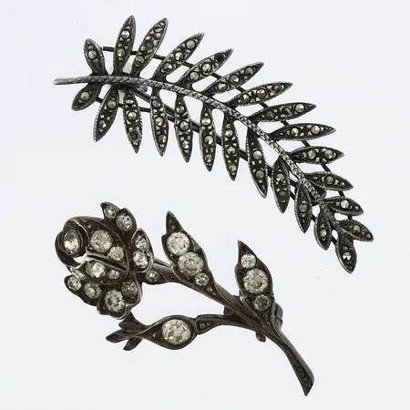 Broscher, längd:4-5cm, defekt, silver 925/1000 Vikt: 10,6 g