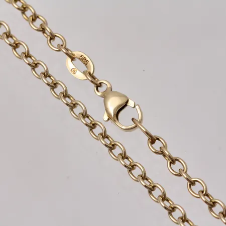 Kedja 45cm Ankar, bredd 2,2mm, 14k, 4,58g.