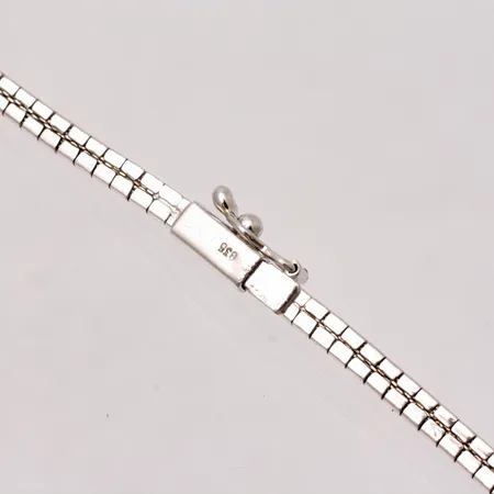 Kedja 42cm, bredd 3,1mm, silver 830/1000, 16,24g.