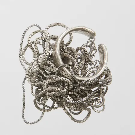 Diverse silver defekt skevt ojämnt 925/1000 Vikt: 17,4 g