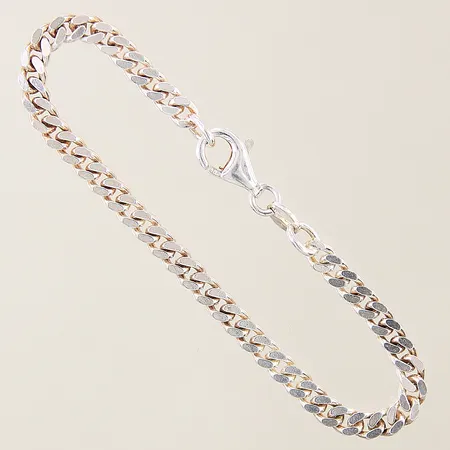 Armband Pansar längd 15cm bredd 3,5mm GHA silver 925/1000 Vikt: 5,5 g