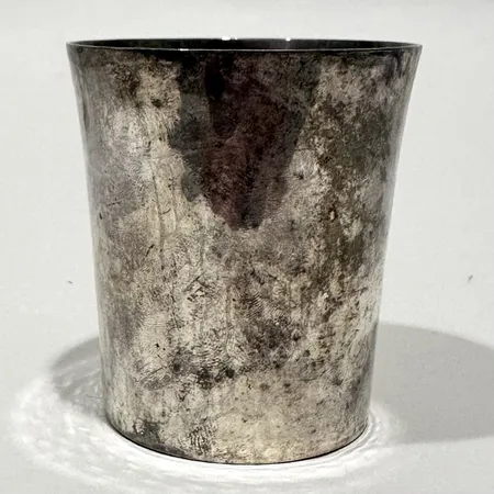 Bägare tillverkad av Mema Guld & Silver Ab 1967 höjd:51mm silver  Vikt: 50,3 g