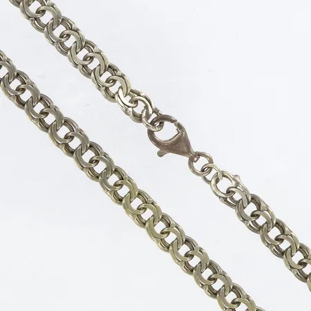 Collier Bismarck längd 46,5cm, bredd 5mm, 830/1000 silver Vikt: 15 g