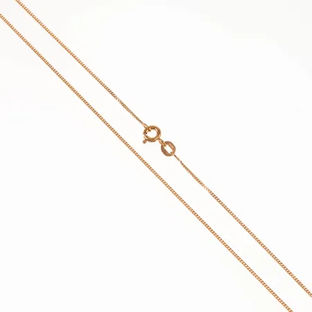 Kedja Pansar 40cm bredd 1mm, 18K 1,6g.