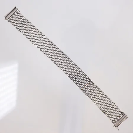 Armband, längd 18,5cm, bredd 17mm, 925/1000 silver Vikt: 25,4 g