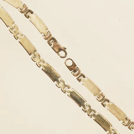 Kedja 43cm bredd 6mm GHA 925/1000 silver  Vikt: 52,5 g