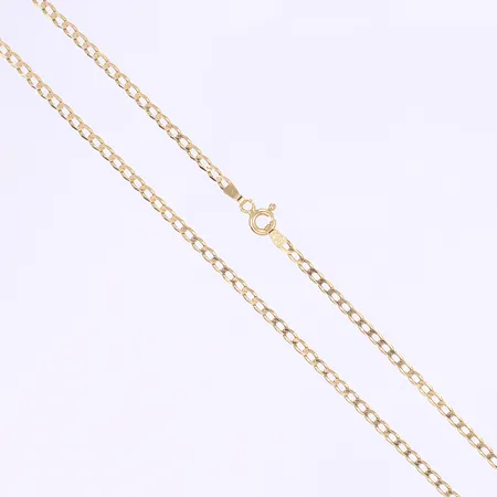 Halskedja Balestra pansarlänk längd 47cm bredd 2mm 18K Vikt: 5 g