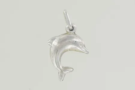 Hänge Delfin längd 2 cm, silver Vikt: 1,2 g