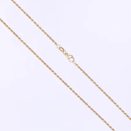 Halskedja Cordell längd 42cm bredd 2mm 18K Vikt: 6,1 g