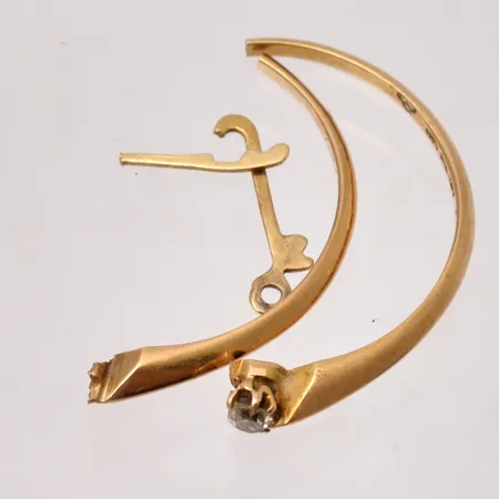 Diverse defekt guld, 18K, 1,78g.