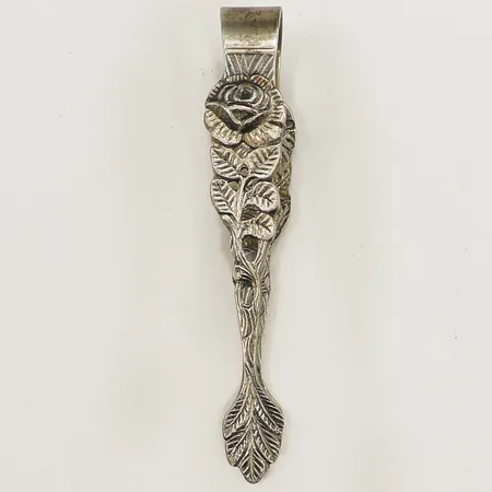 Sockertång modell Rosen längd 7,5cm silver 830/1000 Vikt: 14,3 g