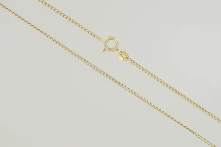 Halskedja pansar längd 43,5 cm bredd 2 mm, 18K Vikt: 3,5 g
