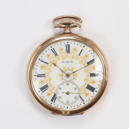 Fickur Elgin Natl Watch Co, manuell, Ø45mm, boettnr 27026512, USA gulddubblé