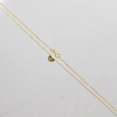 Collier förgyllt silver 925/1000 längd 45cm Vikt: 1,5 g