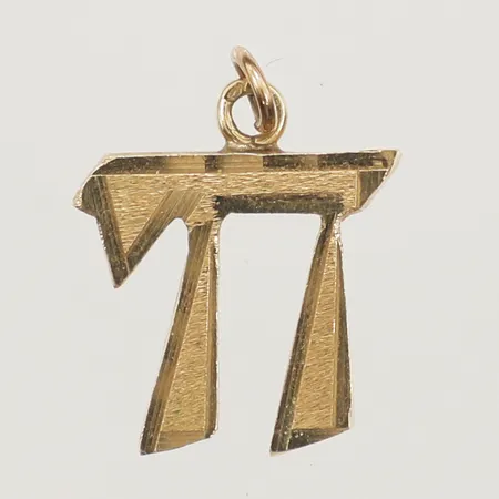 Hänge 22x15mm 14K Vikt: 1,7 g