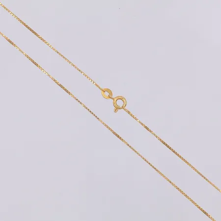 Kedja Venezia 37,5cm bredd 1mm, 18K Vikt: 2,2 g