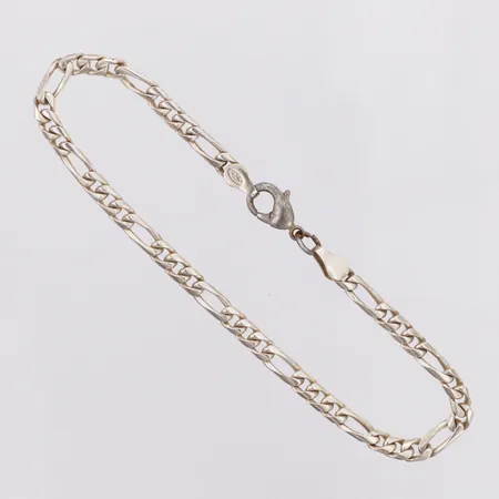 Armband Figaro längd ca 19,5cm bredd ca 3mm 925/1000 silver Vikt: 6,8 g