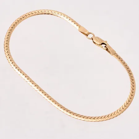 Armband 18,5cm Pansar 2,7mm, Balestra, 18K, 4,94g.