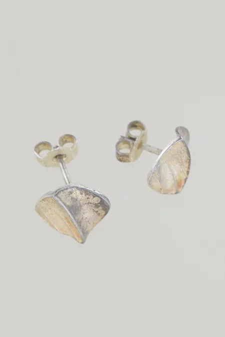 Ett par örhängen bredd 11 mm silver 925/1000 Vikt: 1,5 g