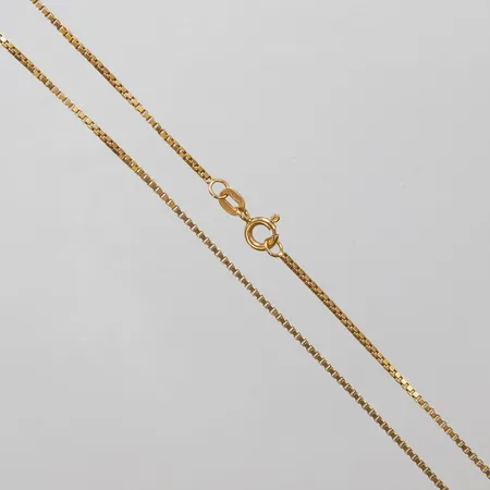 Kedja Venezia längd: 45,3cm, bredd: 1,3mm, GFAB, 18K Vikt: 4,6 g