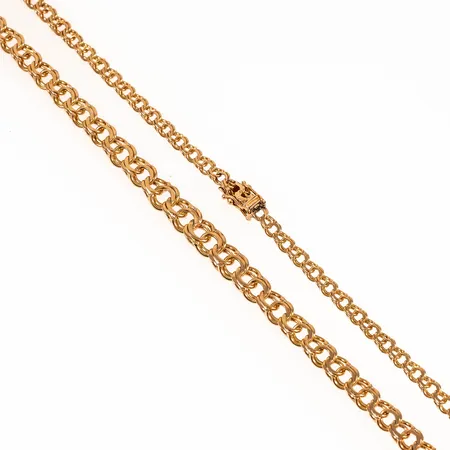 Collier Bismarck 43,5cm bredd 4-8mm, 18K 20,7g.