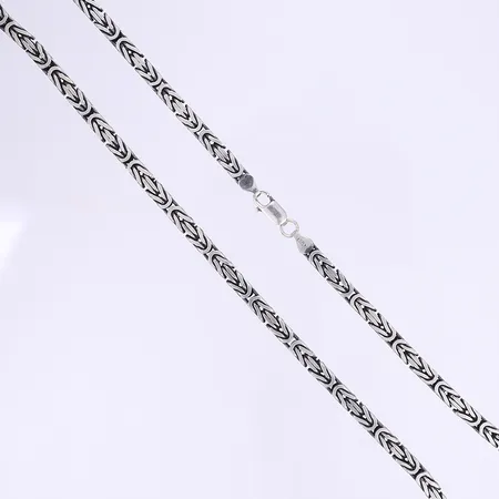 Halskedja GHA kejsarlänk längd 50cm bredd 5mm silver 925/1000 Vikt: 65,4 g