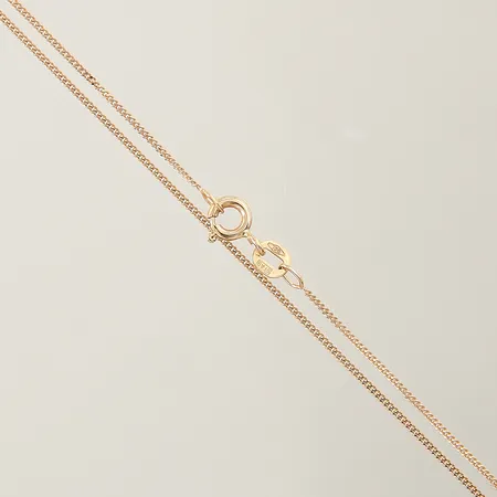 Kedja Pansar längd 42cm bredd 1mm GFAB 18K Vikt: 1,7 g