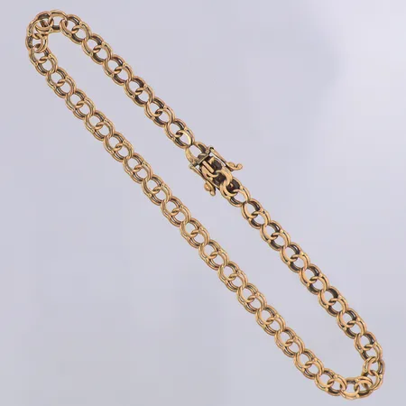Armband Bismarck längd 20cm bredd 4,4mm NSE Guldvaru Aktiebolag, 18K Vikt: 6,2 g